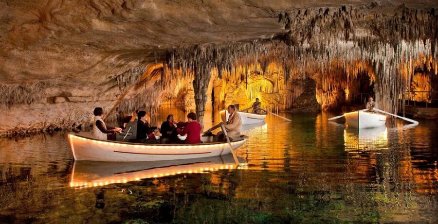 Mallorca: Drach and Hams Caves, and Porto Cristo Day Tour - Hams Caves: Fishhook Stalactites and a More Intimate Feel