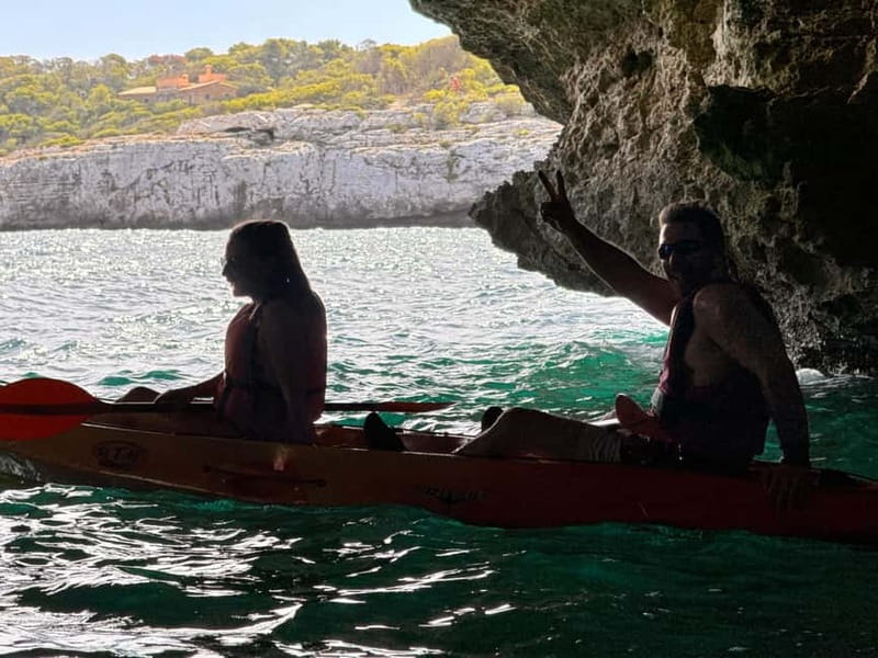 Mallorca: Kayak and Paddle Surf excursion through crystal clear water caves - Snorkeling and coasteering: what to expect when conditions change