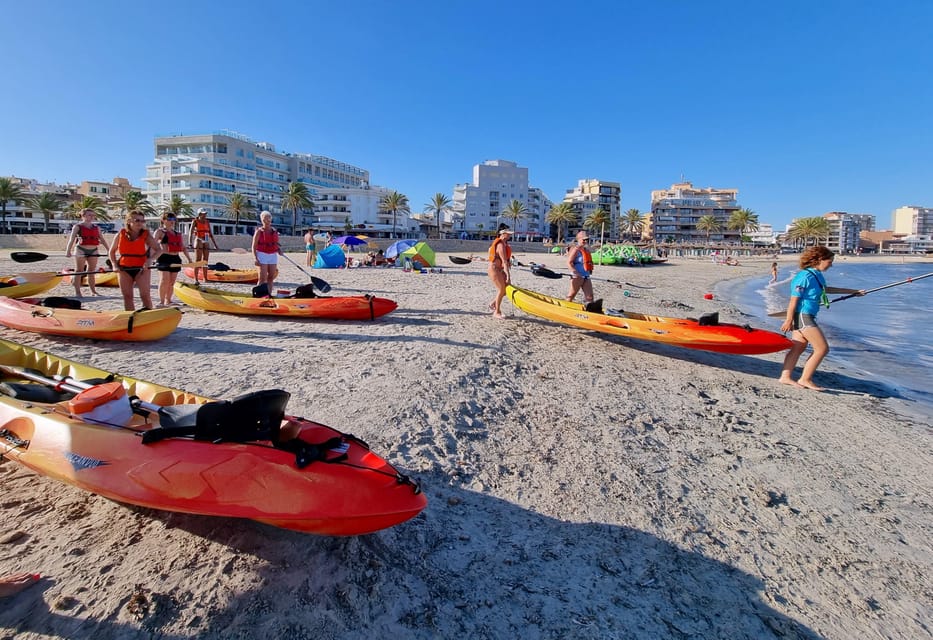 Mallorca: Kayak Sunset Tour from Ca'n Pastilla Beach - What you’ll do during the paddle: basics, breathing room, then colors