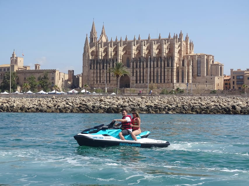 Mallorca: Palma Beach - 55 minutes Jet Ski Excursion - Playa del Arenal to Palma Cathedral: the ride you’re actually booking