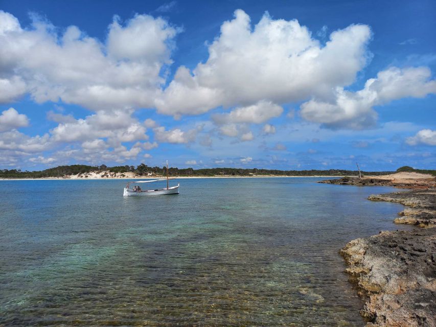 Mallorca: Southern Beaches Private Llaut Boat Tour - Es Trenc stop: swim, snorkel, and watch the water change