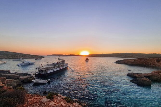 Malta Sunset Boat Tour: Bugibba to Comino Blue Lagoon Cruise - Key highlights worth planning for