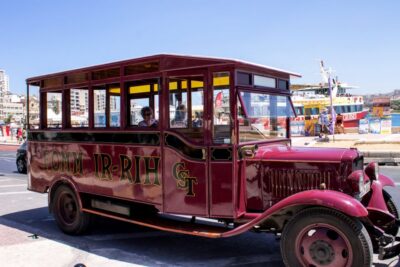 Malta: Vintage Bus Ride through the Three Cities - Meeting point in Sliema: find David by the pier