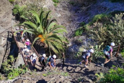 MASCA GORGE Trail: Guided Hike - Masca Gorge descent: a real downhill hike with geology lessons