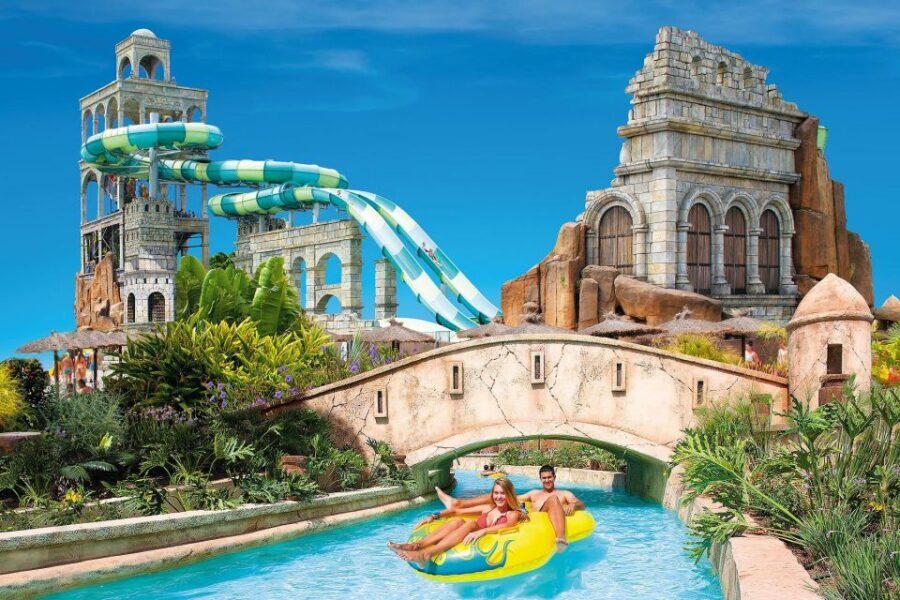 Maspalomas: Aqualand Maspalomas Water Park Entry Ticket - Slides that matter most: Anaconda, multi-lane races, and the water labyrinth