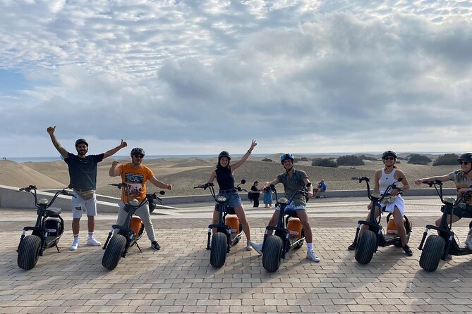 Maspalomas - Meloneras : e-Scooter 2 seat Sunset Guided Tour - Stop 1: Las Dunas de Maspalomas Nature Reserve (the dunes you came for)