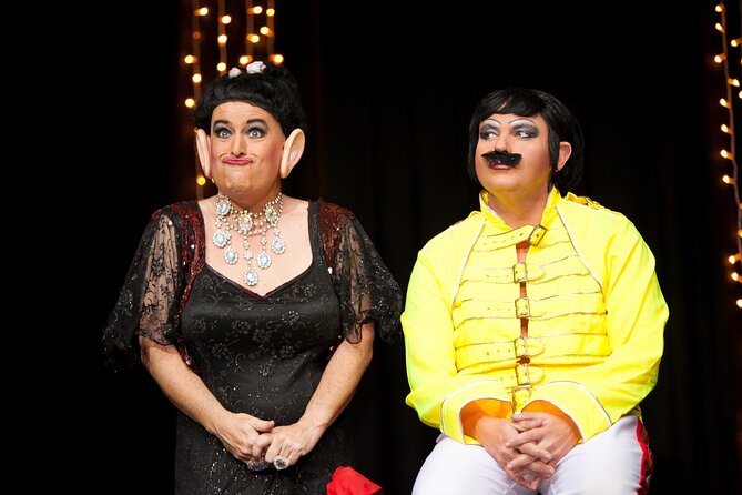 MHT Lanzarote - Comedy Drag Dinner Show Experience - No1 - Souvenir photo and programme: the easy win before the lights