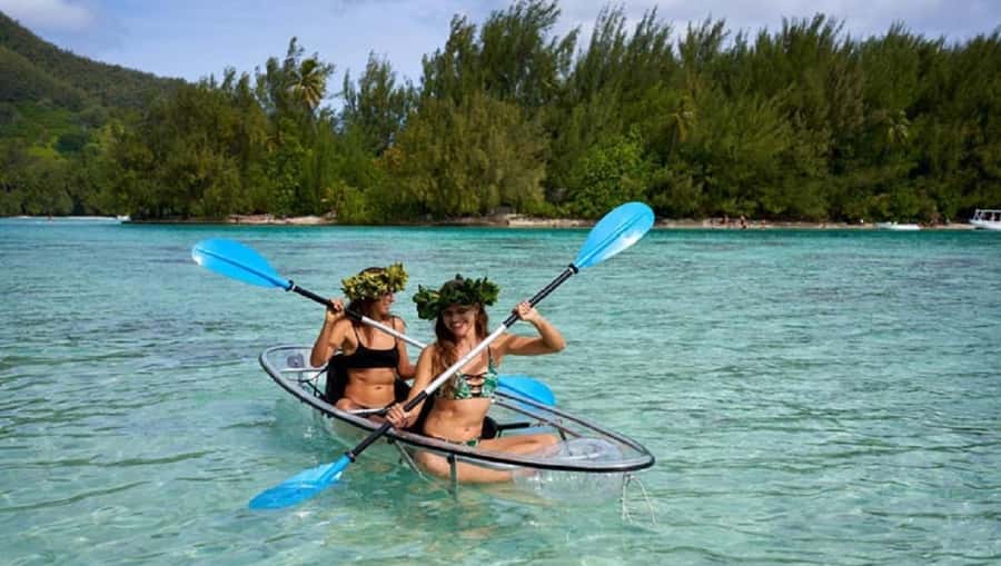 Moorea: Hauru Lagoon 3-hour Guided Kayak Tour with Snack - If you’re lucky: extra sightings (stingrays, blacktip sharks)