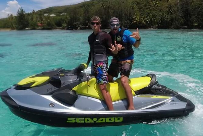 Moorea Solo or Twin 2 hours Jet Ski Tour - Stop 1: Snorkeling with Stingrays and Black-Tip Sharks