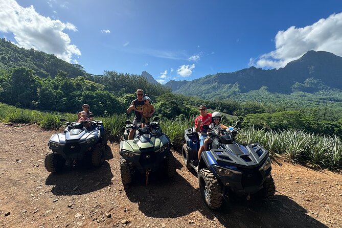 Moorea Solo or Twin 3 hours 30 ATV Tour - Pineapple fields and an agricultural school: the value beyond the adrenaline