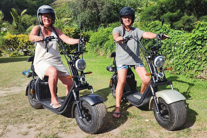 Moorea tour in electric citycoco (in autonomy) - What to pack when there’s no luggage compartment