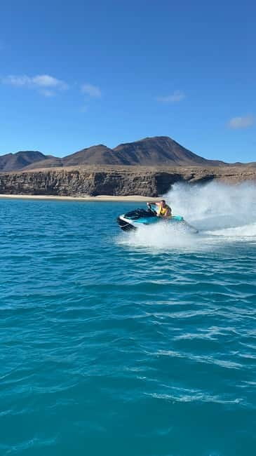 Morro Jable: Guided Jet Ski Safari (without license) - The Southern Coast Circuit: Coves, Punta Jandía, and Sea Life