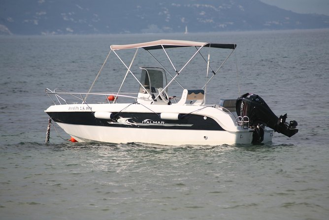 Motor Boat Hire in Corfu Italmar 17,Asso 5.10, Next 5m - From D-Marin Gouvia to the East Coast: Your Self-Run Day in Corfu