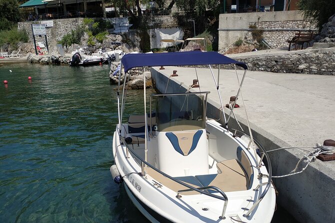 Motor Boat Hire in Corfu Italmar 17,Asso 5.10, Next 5m - Pickup and Meeting Point: Gouvia Marina to Your Starting Line