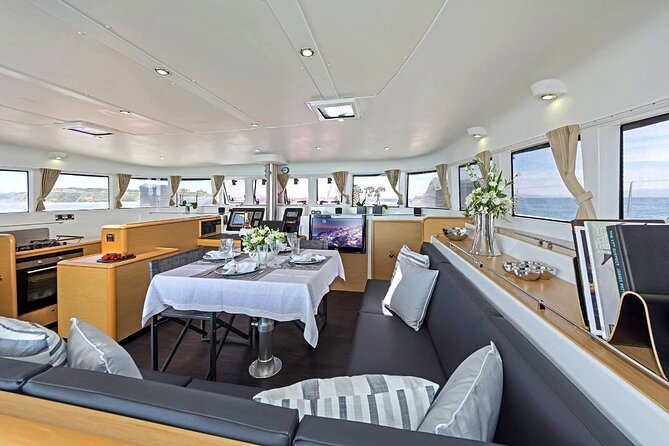 Mykonos Catamaran Premium Day-Sunset Tours 8-flavor Meal & Drinks - Lunch on Board: The 8-Flavor Greek Meal (That Actually Tastes Like Something)