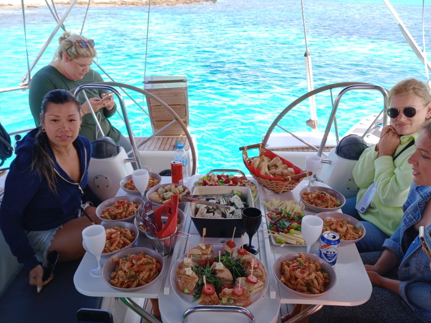 Mykonos: Delos and Rhenia Cruise with Swim and Greek Meal - Rhenia Island Anchoring Time: When the Day Becomes About Water
