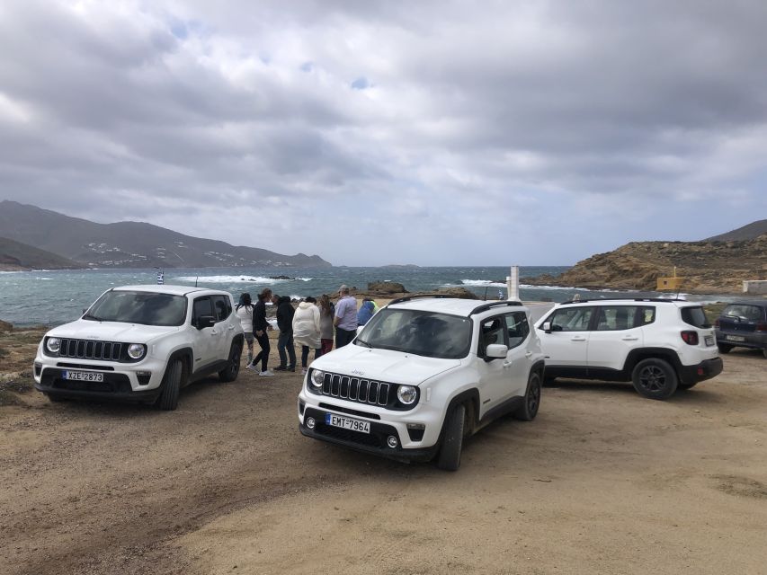 Mykonos: Full-Day Off-Road Safari - Lunch time and the south-coast connection: Kalafatis, Kalo Livadi, Halara
