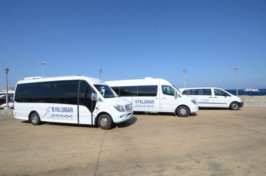 Mykonos: Half-Day City Walking Tour and Island Bus Tour - Fabrika Square Start: How This Tour Keeps You Centered