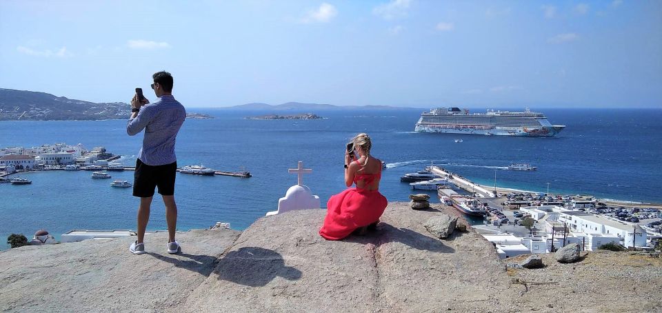 Mykonos: Highlights Tour with Panagia Tourliani Monastery - Agrari Beach: the relaxed half-hour that makes the tour worth it