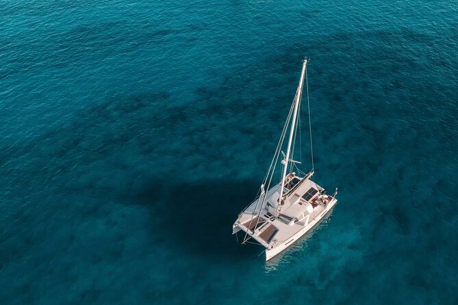 Mykonos: Private Catamaran Cruise—Hotel Pickup, BBQ & Drinks - Rineia (Rhenia) water time: where the day turns into swimming