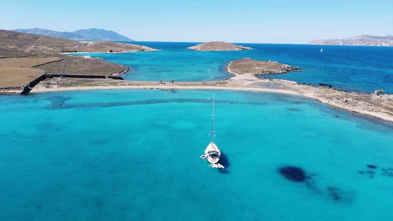 Mykonos: Rhenia Island Sunset Cruise with Transfer and Meal - The Rhenia Island Swim Plan: Snorkeling, Paddleboarding, and Noodles