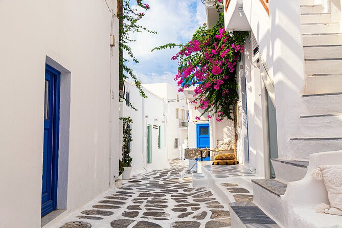 Mykonos Shore Excursion: Elia Beach & Town Exploration - Mykonos Town on your schedule: Windmills, Little Venice, Paraportiani