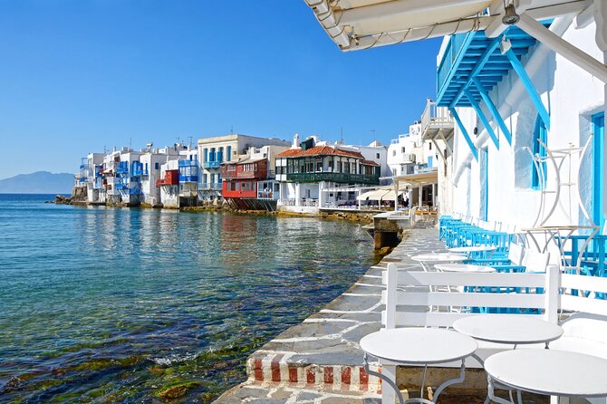 Mykonos Small Group Tour for Cruise Passengers — Port Pickup - Armenistis Lighthouse: your first wow, with easy photo time