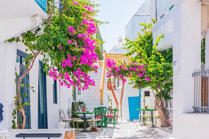 Mykonos Small Group Tour for Cruise Passengers — Port Pickup - Ano Mera village: a gentler Mykonos break from the main rush