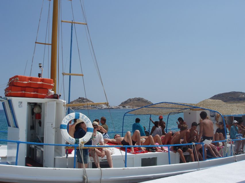 Mykonos: South Coast Cruise - Frangias Beach Picnic: Snorkel Time and the Shade Reality