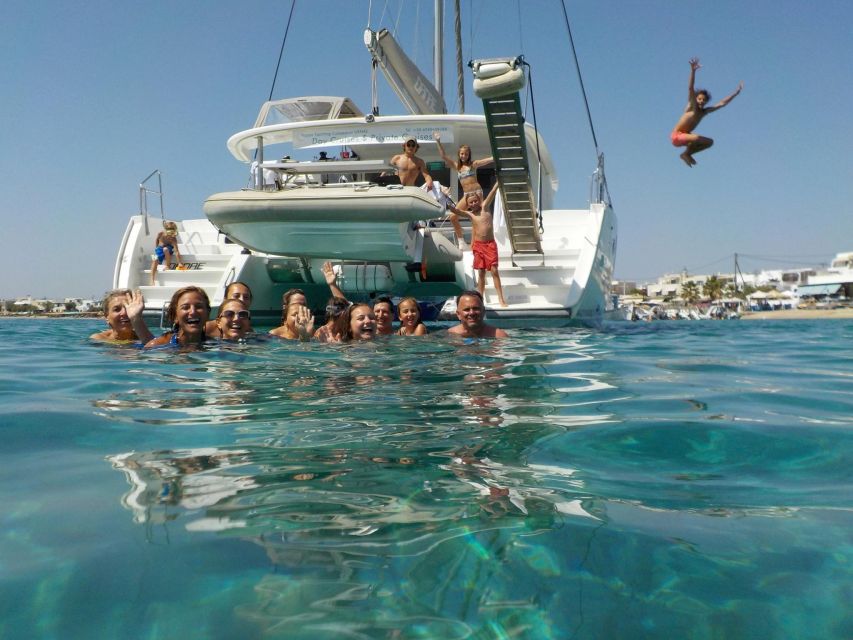 Naxos: Catamaran Cruise with Swim Stops, Food, and Drinks - What the water looks like at your stops (and why it’s worth it)