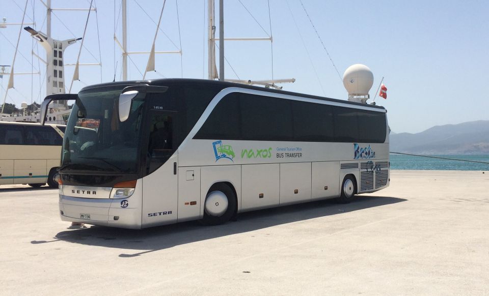 Naxos: Highlights Bus Tour with Free Time for Lunch and Swim - Damalas olive press museum and Limpertas pottery: the hands-on culture stop