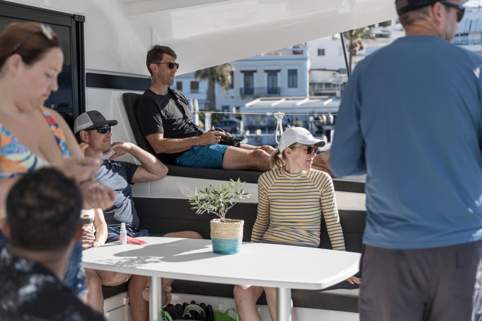 Naxos: Luxury Catamaran Day Trip with Lunch and Drinks - Small Group Energy: Up to 25 People on Board