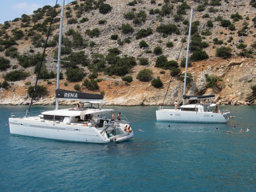 Naxos: Luxury Catamaran Day Trip with Lunch and Drinks - Where the Day Starts: Naxos Marina, Boarding at 9:15