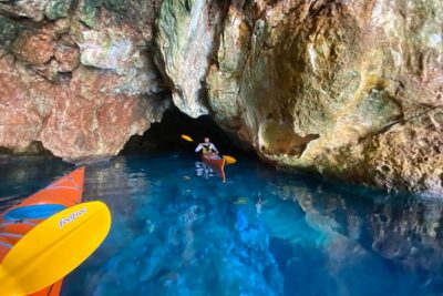 Naxos: Rhina Cave Sea Kayaking Tour - What you’ll do on the paddle: rhythm, routes, and real swim breaks