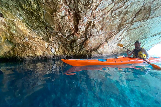 Naxos: Rhina Cave Sea Kayaking Tour - The homemade snacks and optional traditional meal at the end