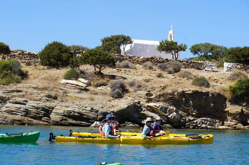 Naxos: Rina Cave Sea Kayak Tour with Snorkeling and Picnic - Viewpoint and picnic time: snorkeling where the day slows down