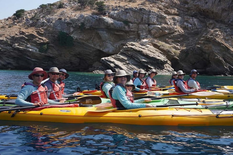 Naxos: Rina Cave Sea Kayak Tour with Snorkeling and Picnic - Food on the water: why the picnic quality boosts the value