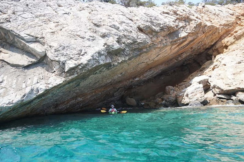 Naxos: Rina Cave Sea Kayak Tour with Snorkeling and Picnic - Equipment and sun protection: what’s provided and what you should still pack