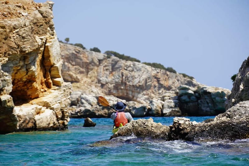 Naxos: Rina Cave Sea Kayak Tour with Snorkeling and Picnic - Learning sea kayak basics (without feeling like a test)