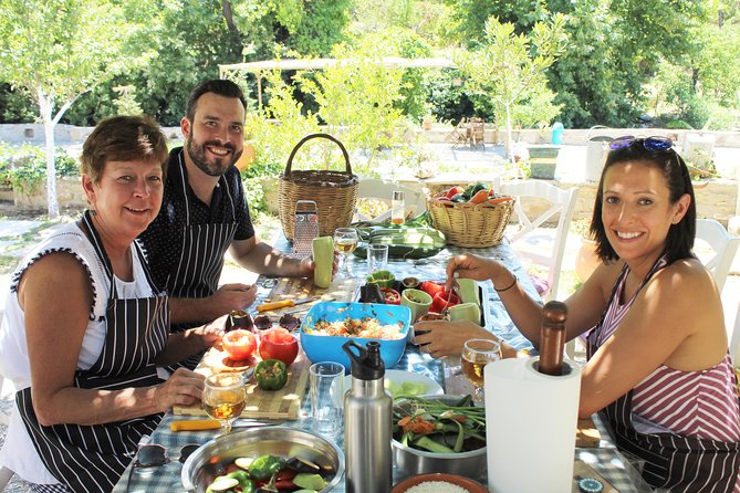 Naxos:Half-day cooking class at Basiliko - The feast: lunch, dinner, wine, and traditional music