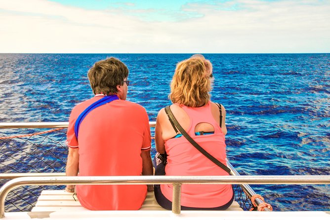 Odyssee 3: The Glass Bottom Boat Tour in Fuerteventura - The water-play stop: swim, snorkel, kayak, and the sea slide
