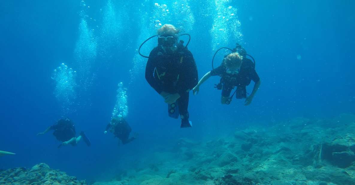 Oia: 2 Guided Scuba Dives off Santorini for Certified Divers - Underwater Volcanic Formations, Reefs, Wrecks, and Drop-offs