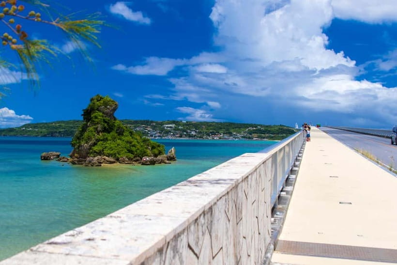 Okinawa Churaumi or Tropical, Kouri American Village BusTour - Getting picked up on Okinawa time: where the bus starts