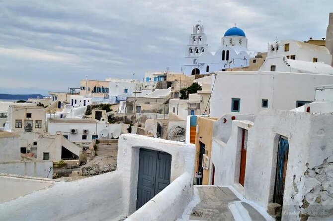 One Day in Santorini from Cruise Ship: Ultimate Island Tour - Imerovigli and the Blue Dome photo moment