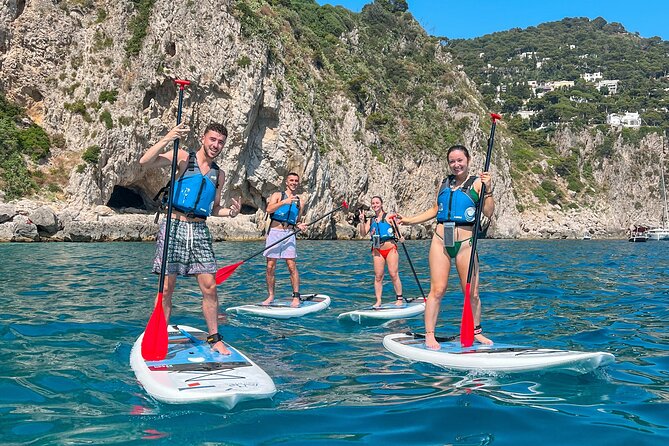 Paddleboard in Capri between caves and beaches. Photos included! - Grotta dell’Acqua and the Green Grotto Light Effects