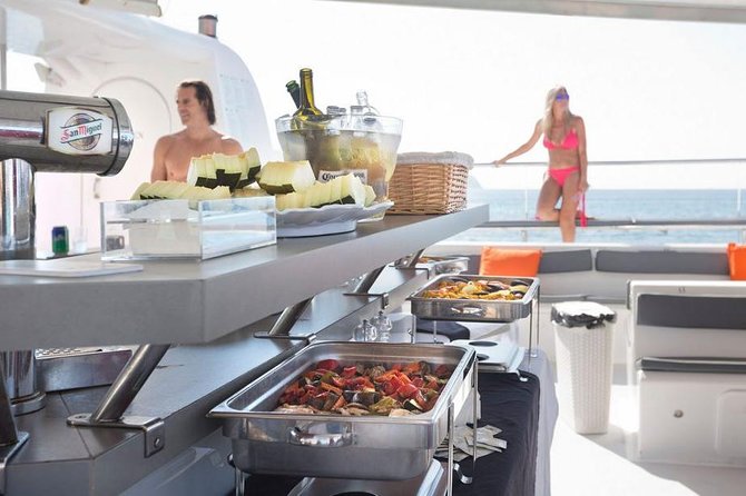 Palma Bay Catamaran Half-Day Cruise - Two swim and snorkel stops: how to enjoy the water time (safely)