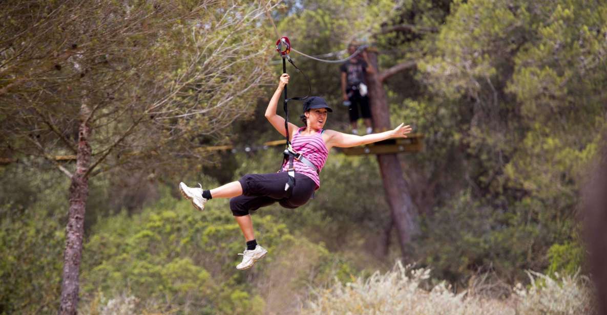 Palma: Family or Sports Course Adventure at Forestal Park - What happens during your visit: from check-in to final crossings