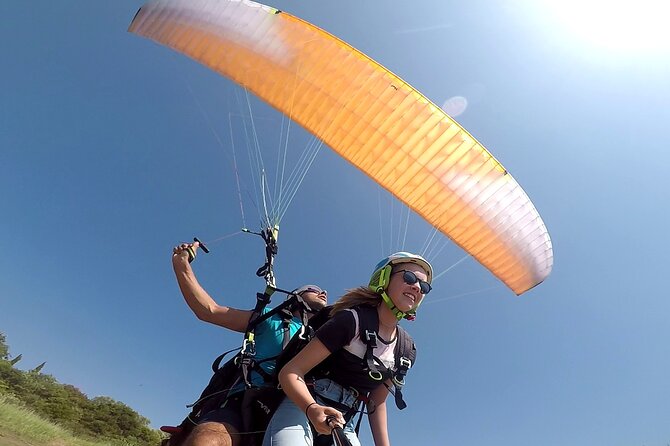 Paragliding Tandem Flight in Corfu - Paramotor Option When Wind Doesn’t Cooperate