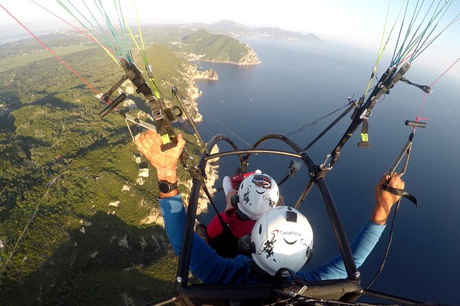 Paramotor Trike Flight at Corfu - Timing tricks: sunset flights, wind, and why your schedule needs slack