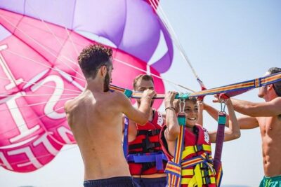 Parasailing Experience For 2 - Corfu Sidari Watersports - Canal d’Amour and the Albanian mountains: where to look